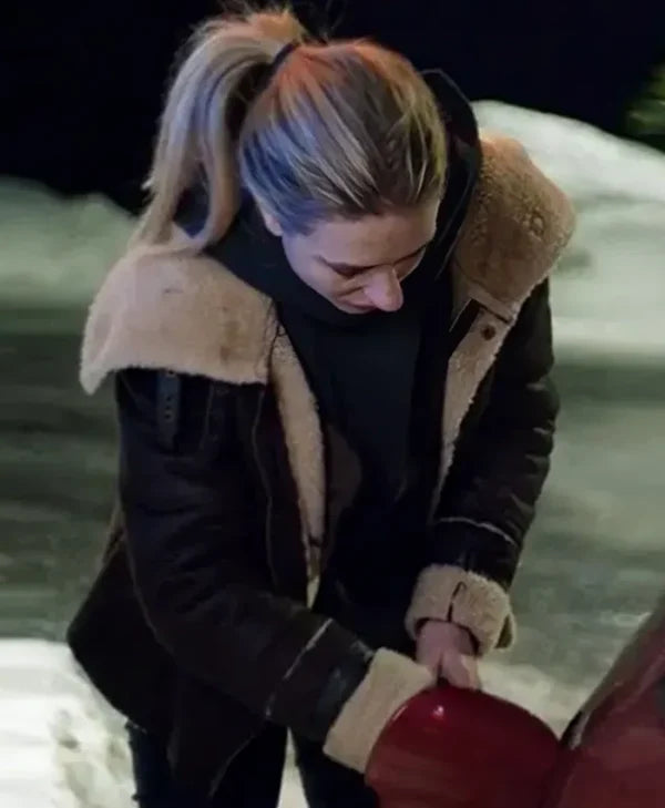 The Åre Murders Carla Sehn Shearling Jacket