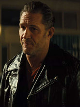 Tom Hardy The Bikeriders 2024 Black Leather Jacket