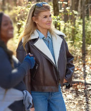 The Motherhood S01 Connie Britton Shearling Jacket