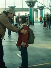 Yuna Bennett The Signal 2024 Red Shearling Jacket