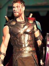 Thor Ragnarok Chris Hemsworth Brown Leather Vest