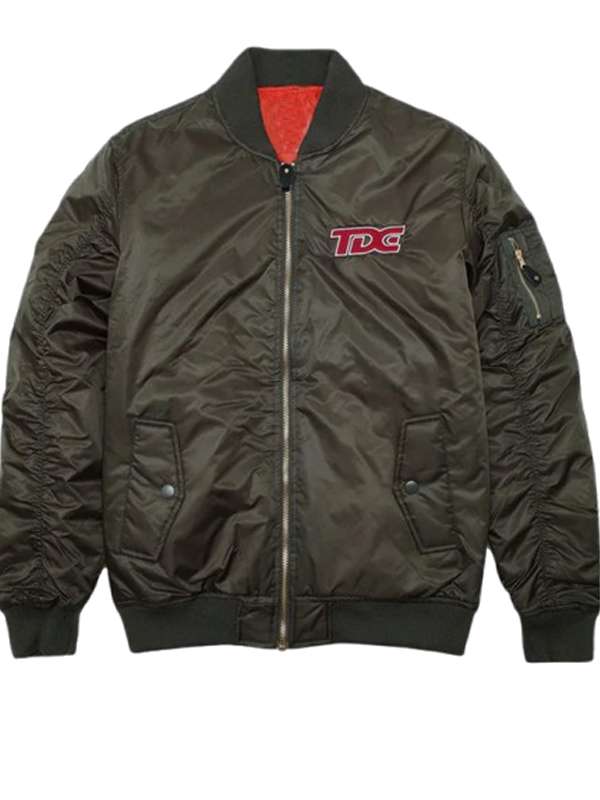 Top Dawg Entertainment Olive Green Bomber Jacket