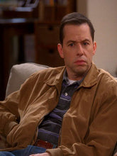 Alan Harper Two and a Half Men Brown Jacket