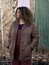 Aisha Toussaint Vigil Shearling Leather Coat
