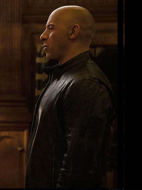 Vin Diesel F9 2021 Black Leather Jacket