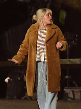 Florence Pugh We live in Time Shearling Coat