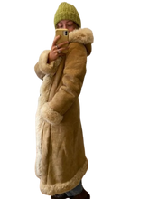 Vintage 70s Penny Lane Shearling Leather Coat