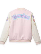 Women Disneyland Pink Varsity Jacket