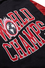 World Champs Homme Femme Letterman Black & Red Varsity Jacket