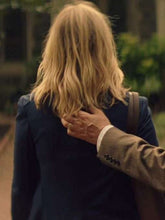 You Elizabeth Lail Blue Blazer Coat