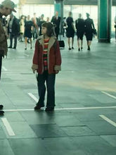 Yuna Bennett The Signal 2024 Red Shearling Jacket