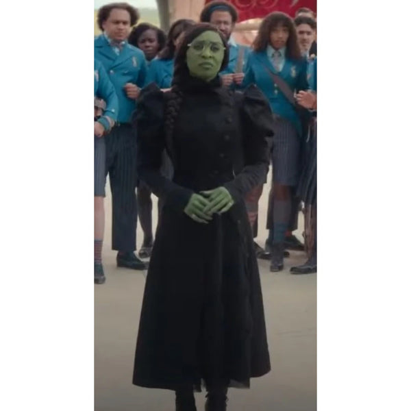 Wicked 2024 Elphaba Black Coat