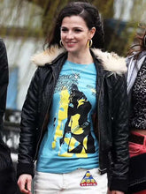 Back To Black 2024 Marisa Abela Black Leather Jacket