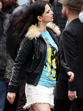 Back To Black 2024 Marisa Abela Black Leather Jacket