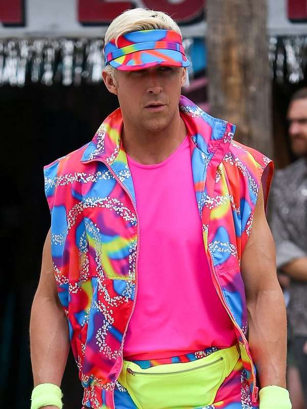 Barbie 2023 Ryan Gosling Colorful Vest