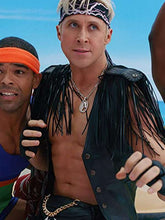 Barbie Ryan Gosling Black Fringe Vest
