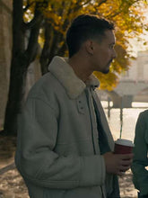 Bruce Berlin S01 White Shearling Leather Jacket