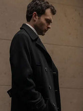 Alden Ehrenreich Fair Play 2023 Black Coat