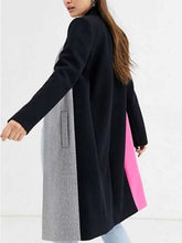Emily Cooper Emily In Paris Color Block Wool Coat