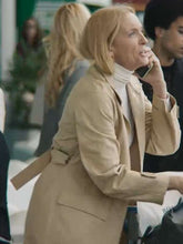 Toni Collette Mafia Mamma 2023 Trench Coat