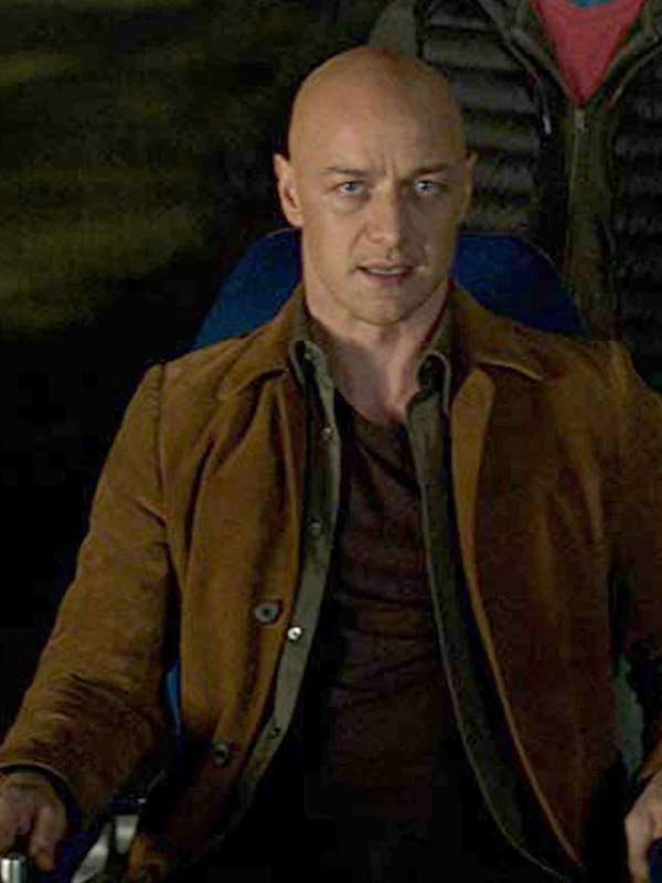 X-Men Dark Phoenix James McAvoy Brown Jacket