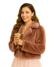 12 Dates of Christmas Faith Fernandez Fur Jacket