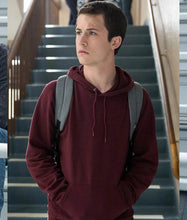 13 Reasons Why Dylan Minnette Maroon Hoodie