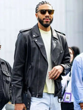 New York Fashion Week 2025 Jayson Tatum Jacket
