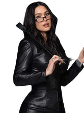 Megan Fox Tv Ad Black Leather Jacket – Edison Jacket