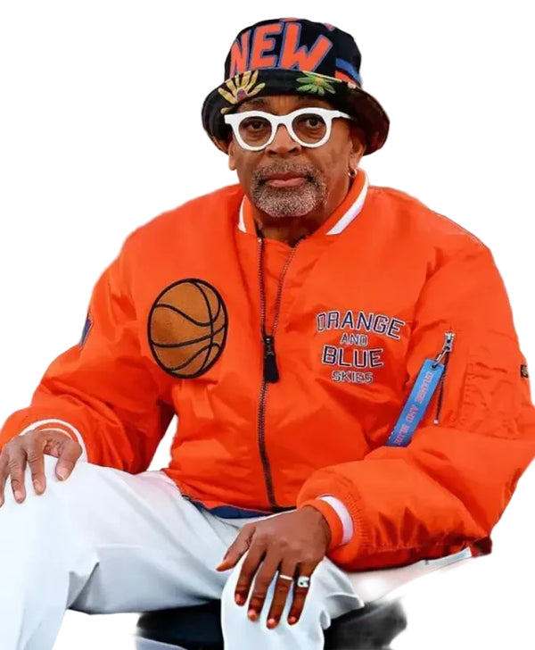 Basketball Finals Spike Lee Orange Knicks Jacket
