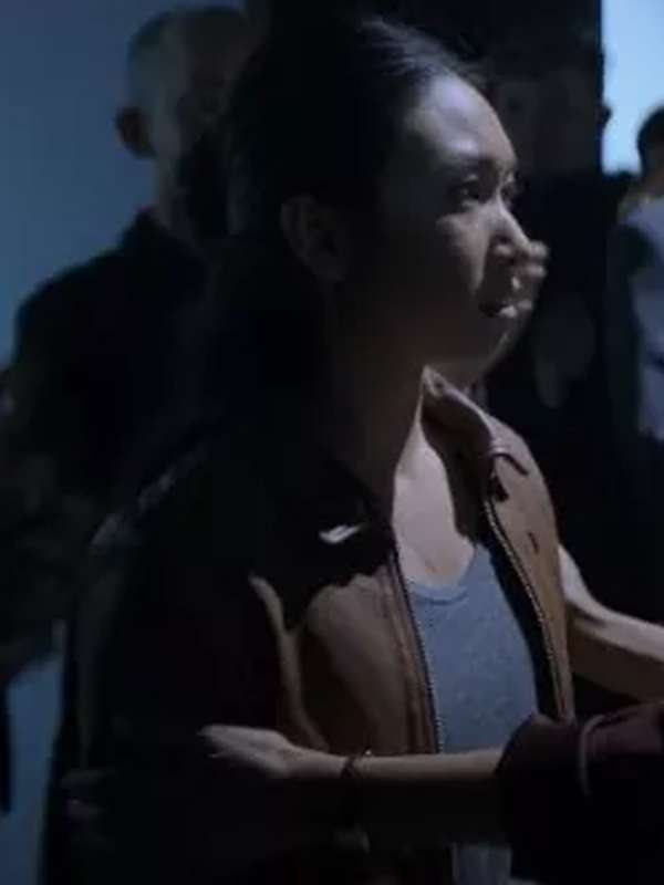 Jin Cheng 3 Body Problem Brown Leather Jacket