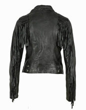 Diane Von Furstenberg Fringed Leather Jacket