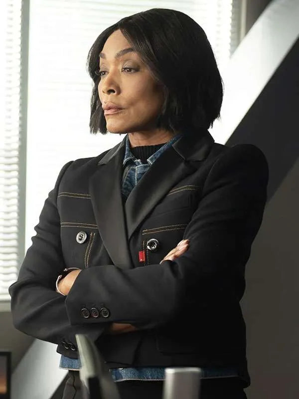Athena Grant 9-1-1 S09 Cropped Black Jacket