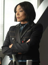 Athena Grant 9-1-1 S09 Cropped Black Jacket