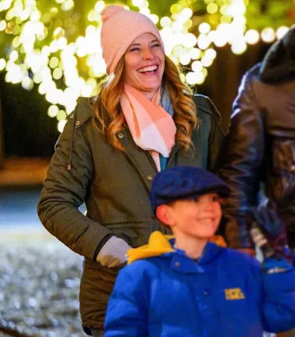 A Cherry Pie Christmas Katie Leclerc Cotton Jacket
