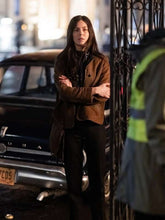 Monica Barbaro A Complete Unknown Brown Leather Jacket