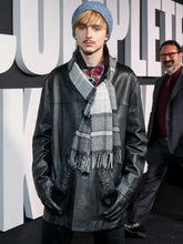 Timothée Chalamet A Complete Unknown 2024 Black Leather Jacket