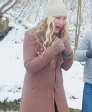 A European Christmas Caprice Bourret Brown Coat