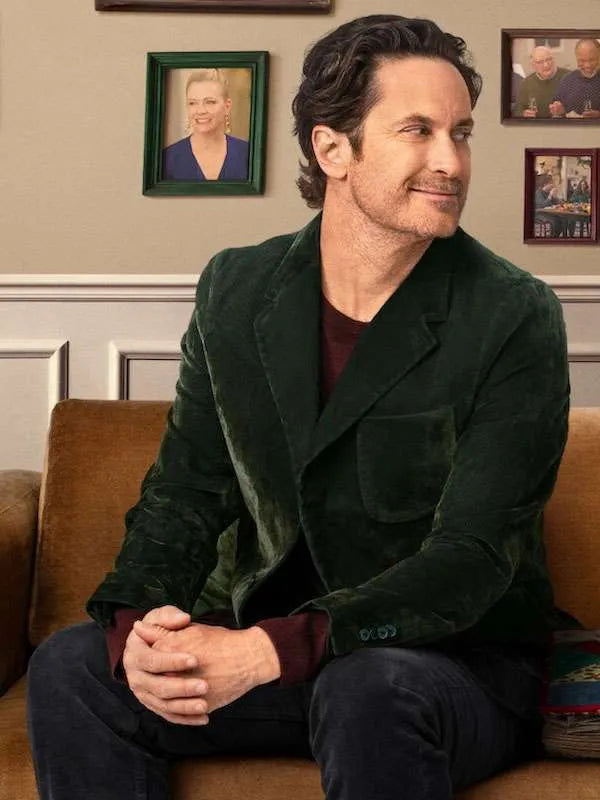 Oliver Hudson Movie A Merry Little Ex-Mas Green Blazer