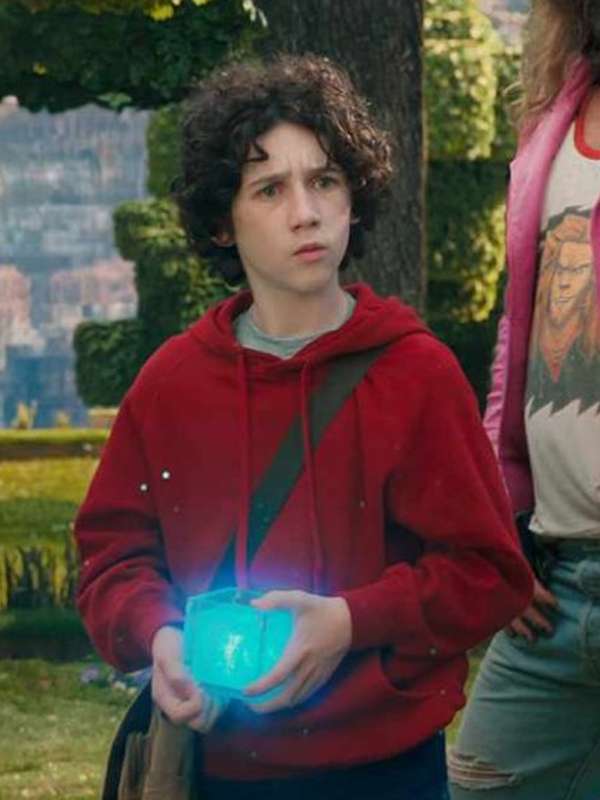 Sebastian Eugene Hansen A Minecraft Movie Red Hoodie