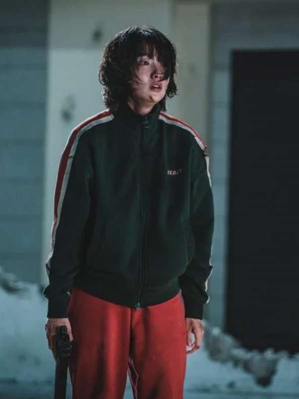 Kim Hye-jun A Shop for Killers Green Jacket