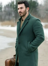 Kevin Jonas A Very Jonas Christmas Green Coat