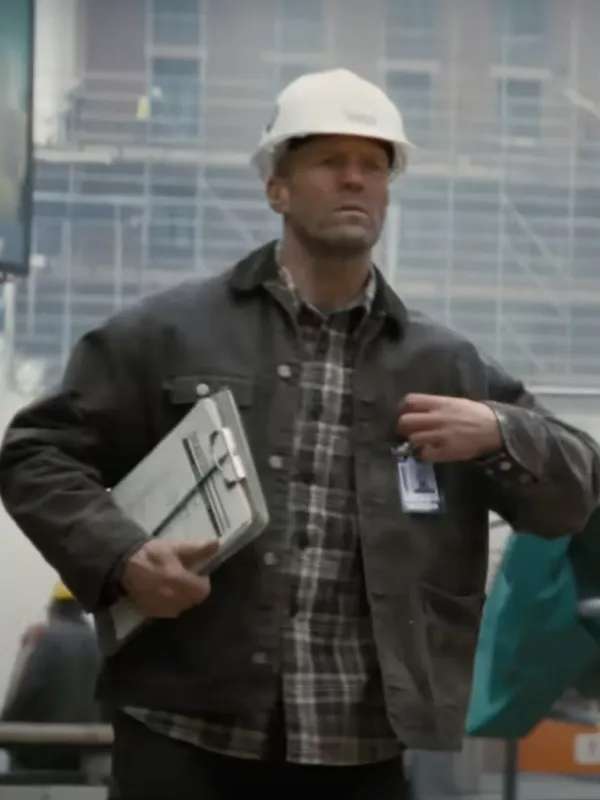 Jason Statham A Working Man Grey Jacket