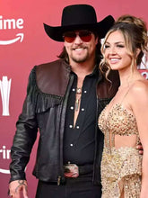 Gavin Adcock ACM Awards  Fringe Leather Jacket