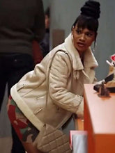 Amber Abbott Elementary Shearling Leather Jacket