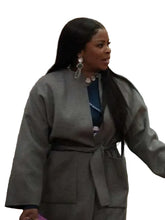 Janelle James Abbott Elementary Wool Coat