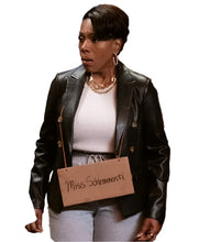 Abbott Elementary S04 Sheryl Lee Ralph Leather Blazer