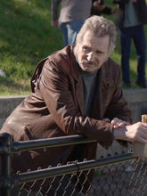 Liam Neeson Absolution 2024 Brown Leather Jacket