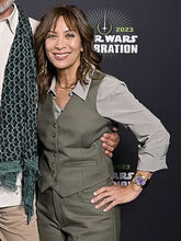 Morgan Elsbeth Ahsoka Movie Event Green Vest