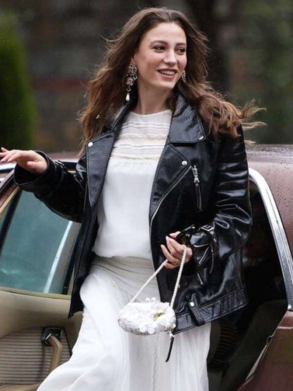 Devin Akin The Family Black Leather Jacket